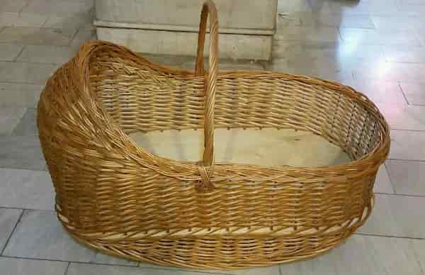 خرید و قیمت گهواره حصیری کودک + فروش عمده